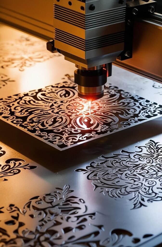 Advance laser cutting